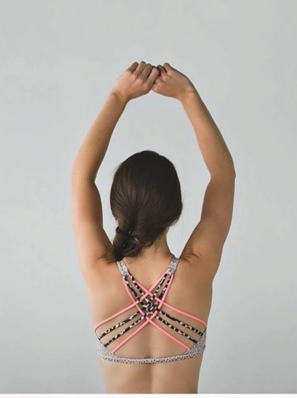lululemon Free To Be Wild Animal Print Sports Bra Size 8